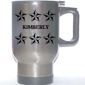  Personal Name Gift   KIMBERLY Stainless Steel Mug (black 