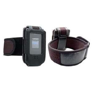  Lambskin Armband, Black with Micro Suede Lining and Velcro 