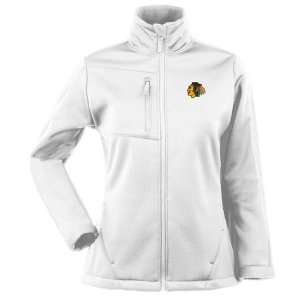  Chicago Blackhawks Womens Traverse Jacket (White) Sports 