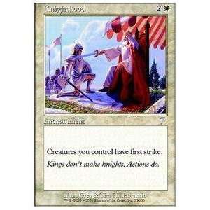  Magic the Gathering   Knighthood   Seventh Edition   Foil 