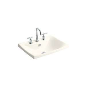 Kohler K 19029 8 Escale Self Rimming Bathroom Sink Finish White