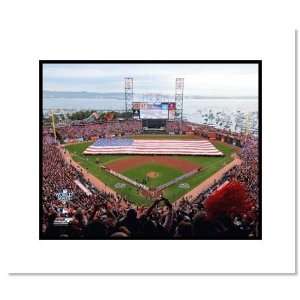  2010 World Series San Francisco Giants Double Matted 8x10 