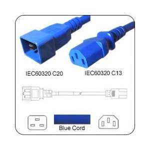  PowerFig PFC2014C13180C AC Power Cord IEC 60320 C20 Plug to C13 