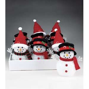   Snowman In Red Hat Christmas Decoration #518167