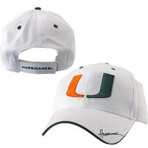 Twins Enterprise Miami Hurricanes White Mr. Clean Hat  