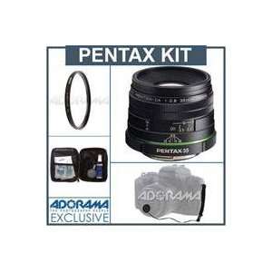 Pentax SMCP DA 35mm f/2.8 Macro Limited Wide Angle Auto Focus Lens Kit 
