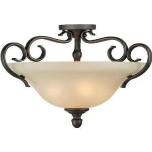 Forte Lighting 2427 04 64 Bordeaux Traditional / Classic 20Wx14H Semi 