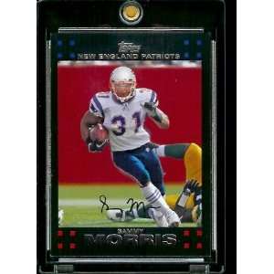   Football # 78 Sammy Morris   New England Patriots   NFL Trading Cards