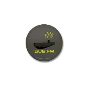  SUB.FM Mini Badge Mini Button by  Patio, Lawn 
