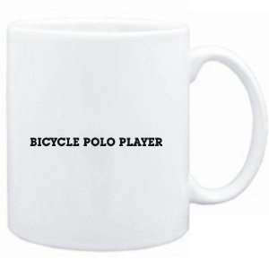  Mug White  Bicycle Polo Player SIMPLE / BASIC  Sports 