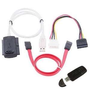  Hard Drive to USB 2.0 Adapter Converter Cable for 2.5 3.5 Inch Hard 