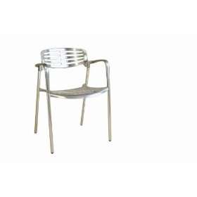  Ethan Contemporary Aluminum Accent Chair