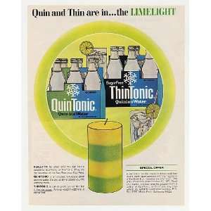   QuinTonic ThinTonic Quinine Water Limelight Print Ad