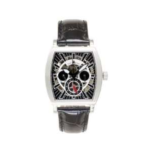   Skeleton Watch with Leather Strap. Model 843332003314 Watches