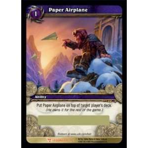   Warcraft March of the Legion WOW Single Card Paper Airplane 1/3 LOOT