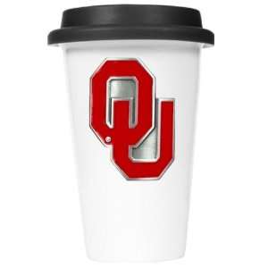  Oklahoma Ceramic Travel Cup (Black Lid)