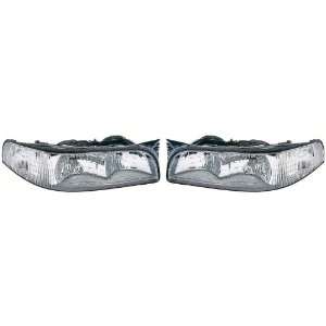 EAGLE EYES PAIR SET RIGHT & LEFT HEADLIGHTS HEADLAMPS LIGHTS LAMPS W 