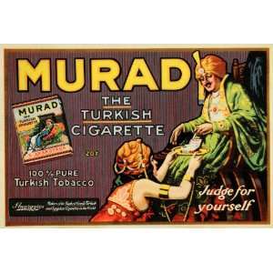  1920 Ad Murad Turkish Cigarette Tobacco Smoking Jewelry 