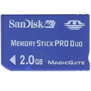  SanDisk 2GB Memory Stick PRO Duo Memory Card Electronics