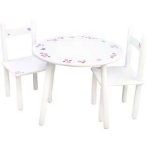  Butterflies & Flowers Table & Chairs Baby