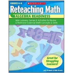   SC 9780439529662 Reteaching Math Algebra Readiness Toys & Games