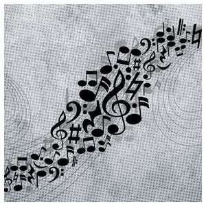  Sports Head On Double Sided Paper 12X12 Music Arts 