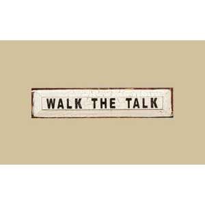    SaltBox Gifts SK519WTT Walk The Talk Sign Patio, Lawn & Garden