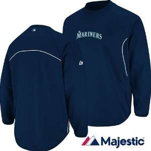  Seattle Mariners Therma Base Tech Fleece Jacket (Navy 
