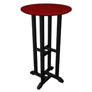  Poly Wood Contempo Round Bar Table Furniture & Decor