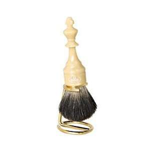 Omega King Pure Badger Shaving Brush & Stand  Chess Collection   Made 