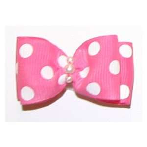  Max 0011 Bow Pink Dot 2 pk