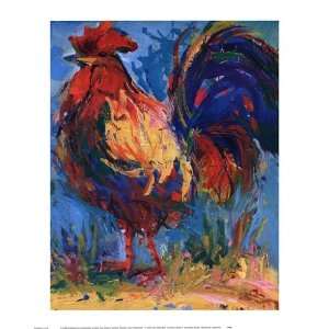  Rooster by Carol Watanabe 13x16