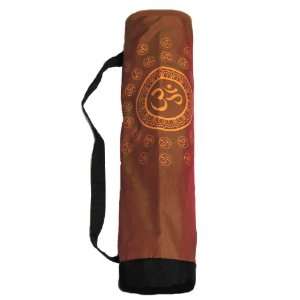  Yoga Mat Bag   Om Universe   Saffron