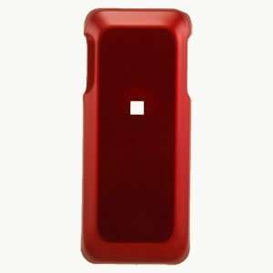  Solid Red Snap on Case for Kyocera Domino S1310 Cell 