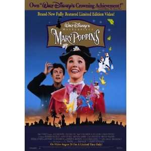  Mary Poppins (1964) 27 x 40 Movie Poster Style A
