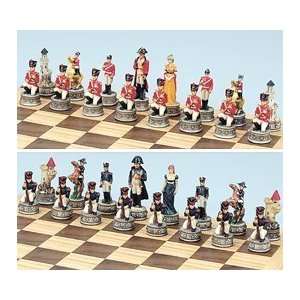 Napoleon And Wellington Chess Set, King3 1/4   Chess Chessmen 