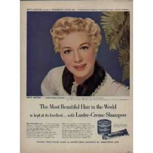 BETTY HUTTON, starring in SOMEBODY LOVES ME.  1952 Lustre 