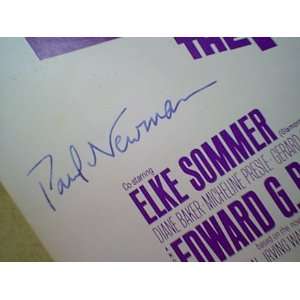   Sommer The Prize 1963 Sheet Music Signed Autograph