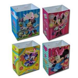    12 Pack Disney Minnie Mouse Large Party Gift Bags Toys & Games