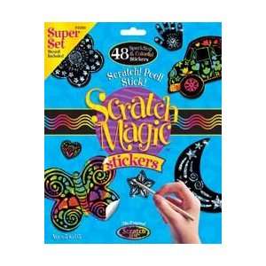  Scratch Art Scratch Magic Stickers Super Set 3293; 2 Items 