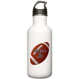  Stainless Water Bottle 1.0L Football Equals Life 