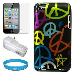 Design Rubberized Protective 2 Piece Crystal Case Cover for Apple iPod 