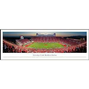  Utah Utes   Rice Eccles Stadium   Framed Poster Print 