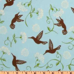   Bloom Flannel Birds Summer Fabric By The Yard Arts, Crafts & Sewing