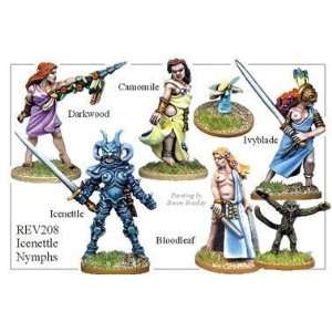  28mm Fantasy   Elves Ivenettle Nymps (7) Toys & Games