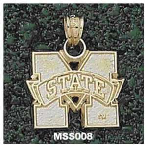  14Kt Gold Miss State M W/State 5/8