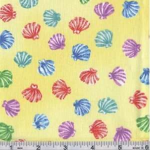   Wide Under The Sea Shells Fabric By The Yard Arts, Crafts & Sewing