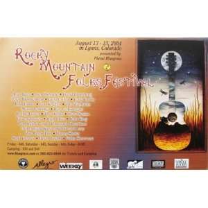  Rocky Mt. Folks Festival Original Concert Poster
