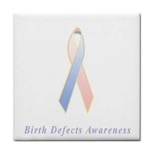 Birth Defects Awareness Ribbon Tile Trivet