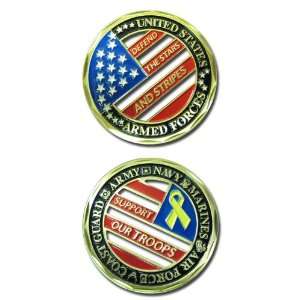  Support Our Troops Challenge Coin 